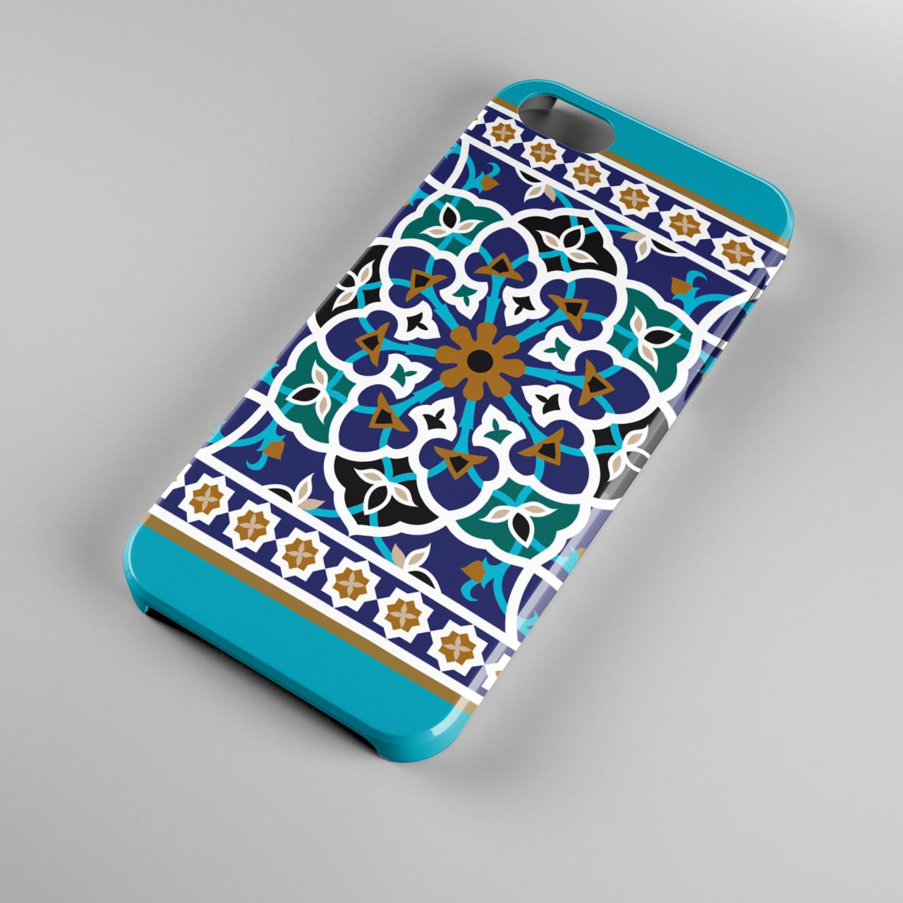 Indian Pattern Turquoise Iphone 6 Plus Iphone 6 Iphone 5s Iphone 5c Iphone 4s Samsung Galaxy S5 Samsung Galaxy S4 Case